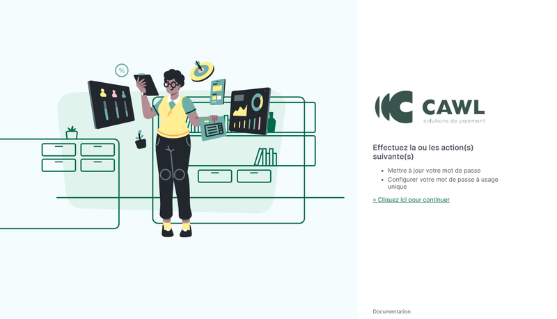 Etape 1 - Ouverture Lien Mail - guide de démarrage