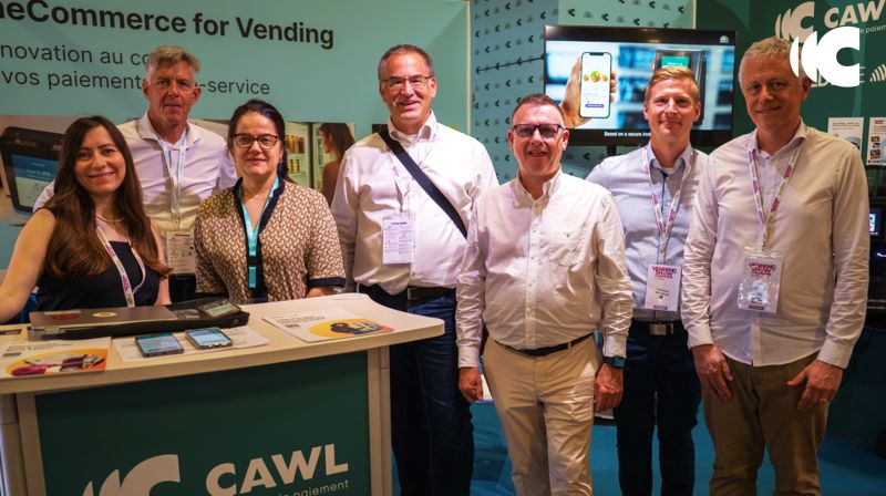 Equipe CAWL au salon Vending SHOW 2025