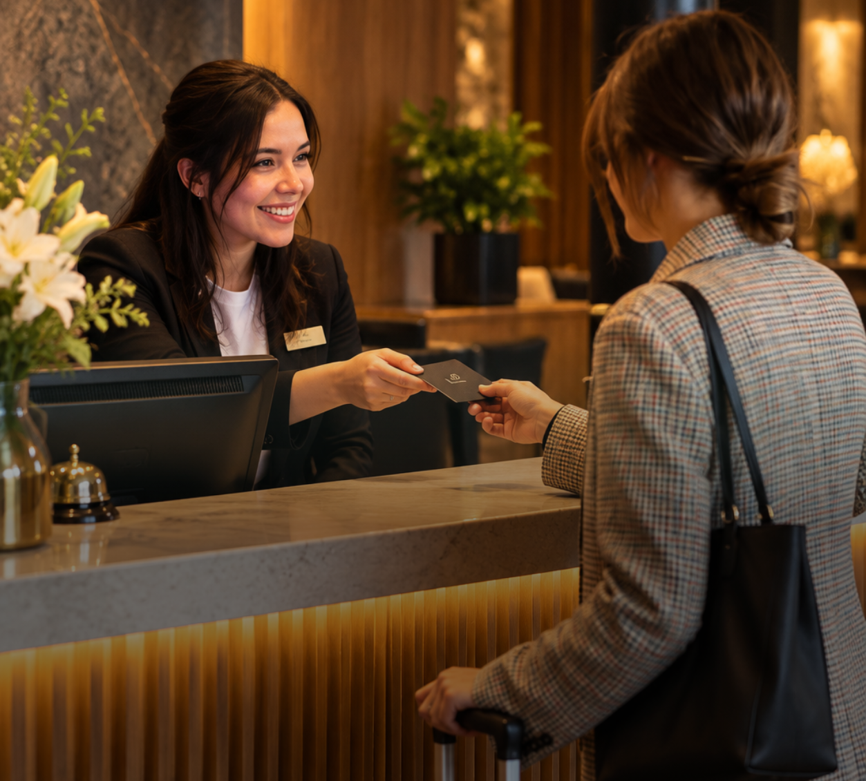 service d'accueil d'hôtel