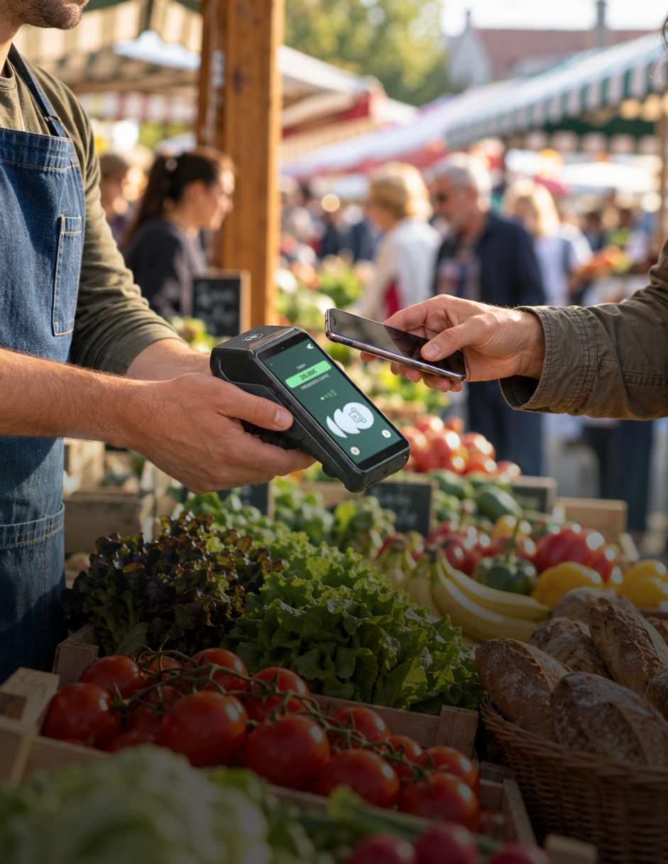 TPE Encaissement marché